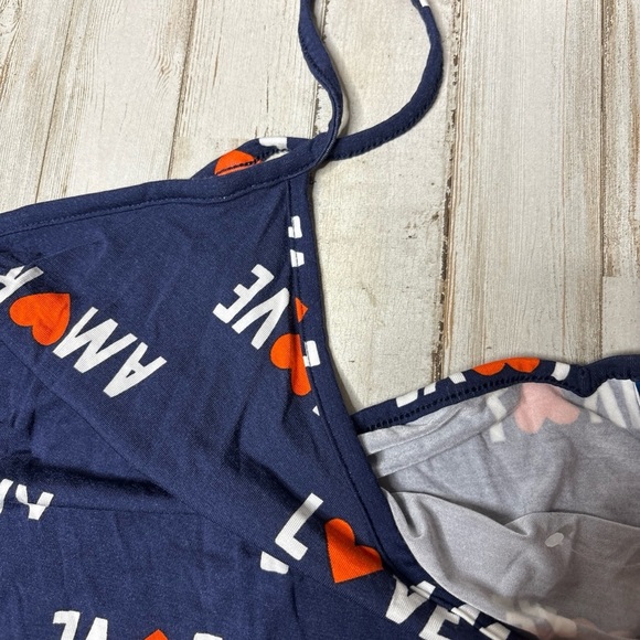 COPY - Old Navy Women's Plus Size 4X Blue Amore Sunday Soft Lounge Tank Top - Picture 6 of 16